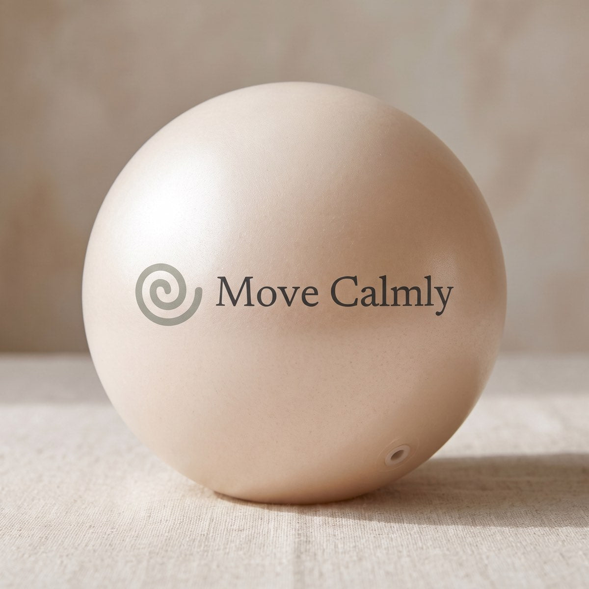 Move Calmly ivory mini Pilates ball